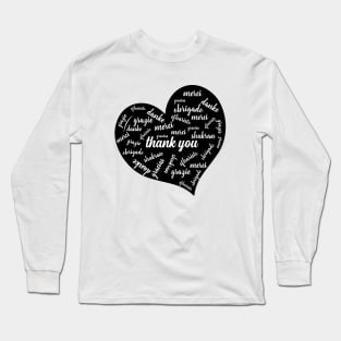 A heart full of thank yous Long Sleeve T-Shirt